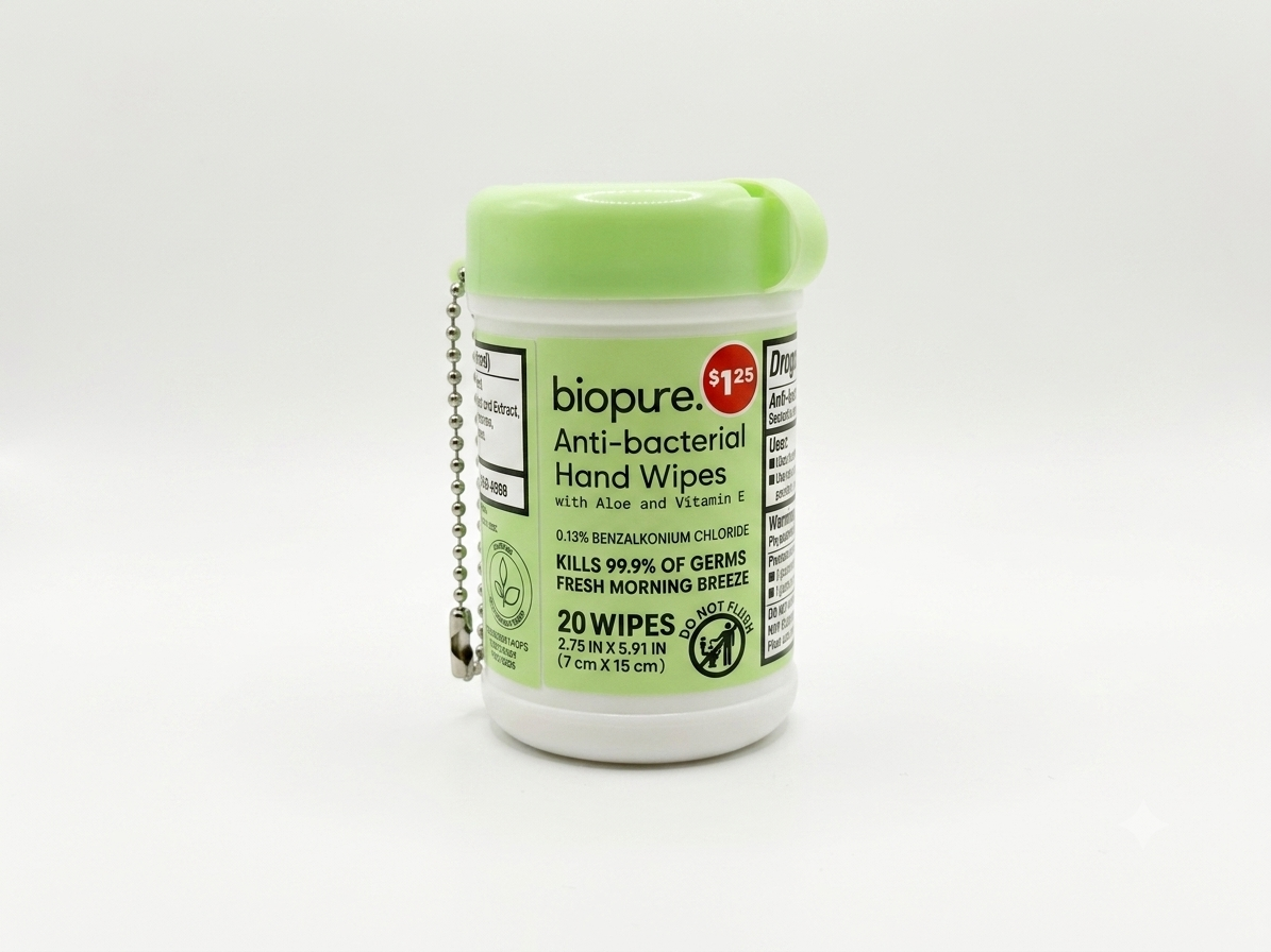 Travel Antibacterial Wipes