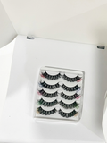 5 Pack Colour Lashes
